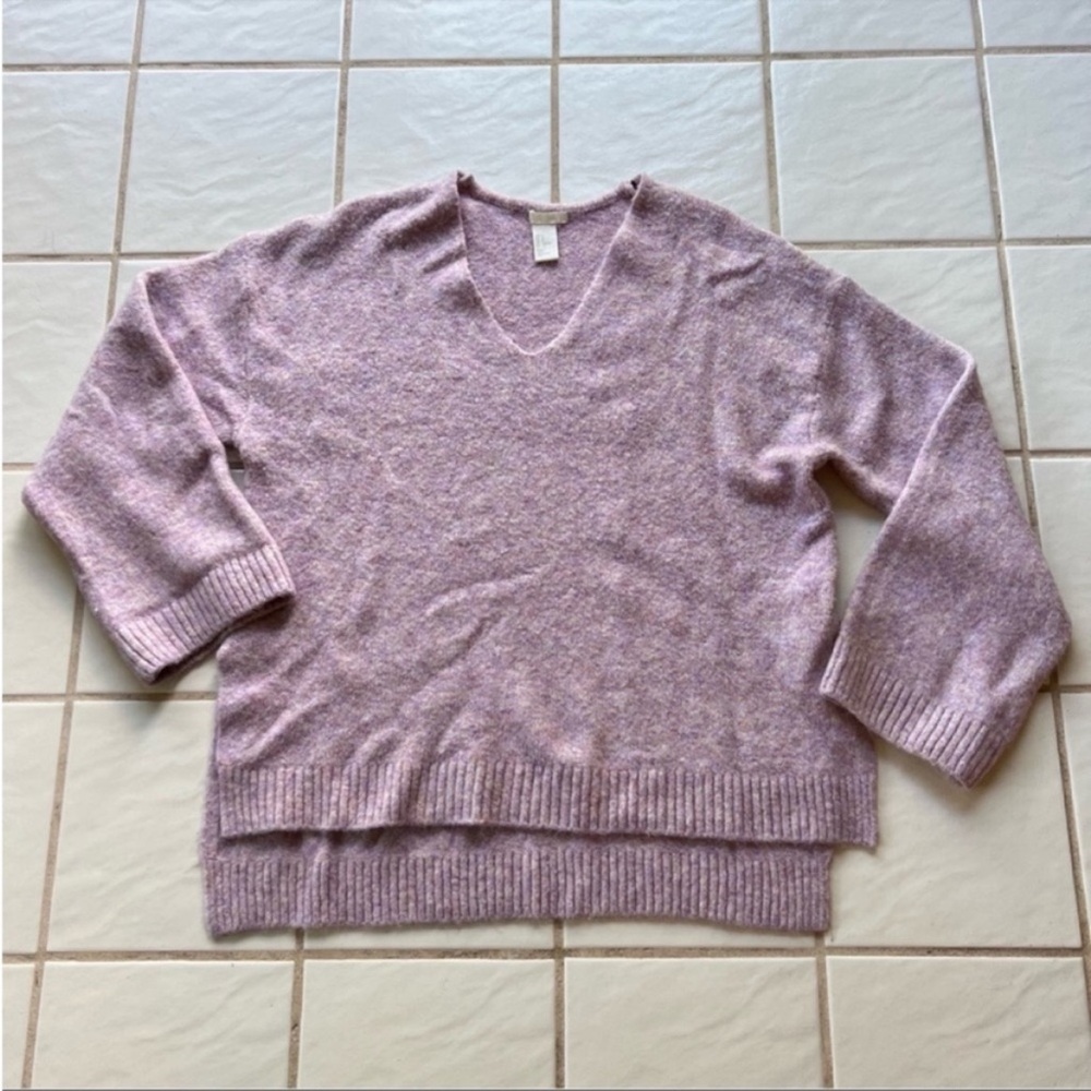 H&M V-Neck Long Sleeve Oversized Sweater
